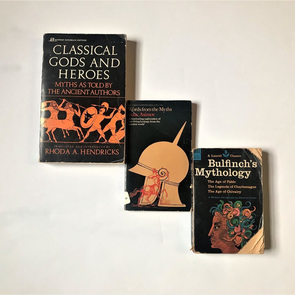 3 Paperback Book Mythology Bundle